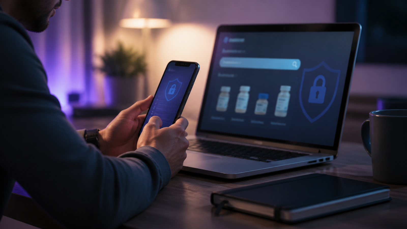 Protecting privacy while searching for medicines online